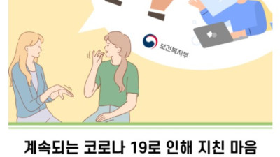 청각‧언어 장애인 등을 위한  코로나19 심리지원 수어통역 서비스 안내